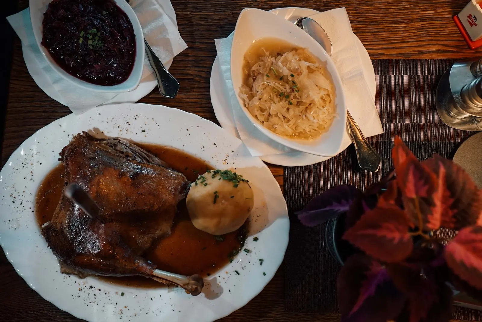 Ein Gansl aus der Küche des Restaurant Musil.
