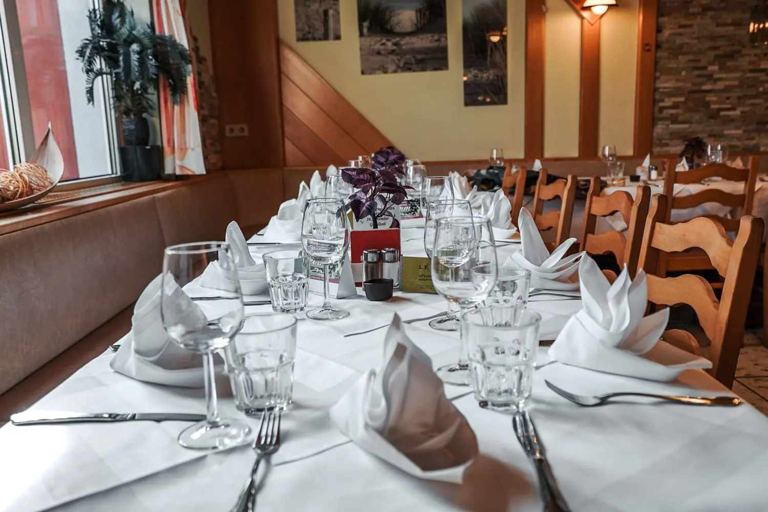 Blick in die Gaststube des Restaurant Musil.