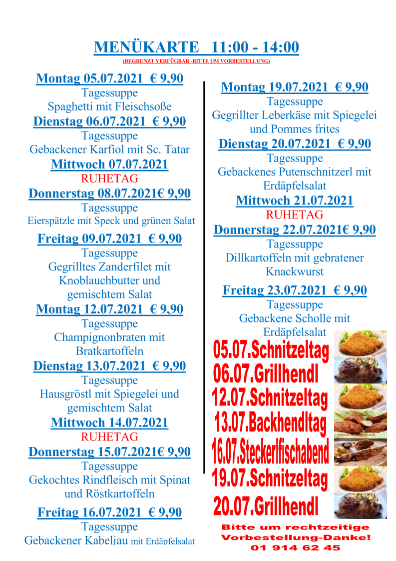 Restaurant Musil – Familienbetrieb seit 1910